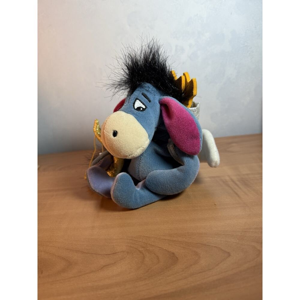 NWT CUPID EEYORE 8" Bean Bag Plush - Disney Store - Winnie the Pooh - Picture 2 of 7